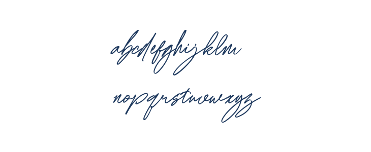 Borias Signature Signature Lowercase