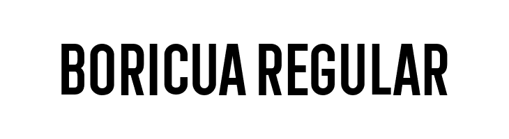 Boricua Regular  Скачать бесплатные шрифты