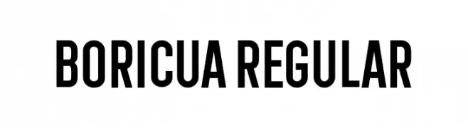 Boricua Regular  Free Fonts Download