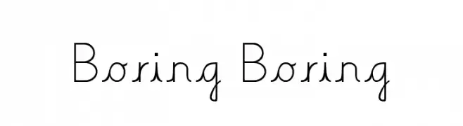 Boring Boring  Fuentes Gratis Descargar
