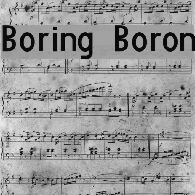 Boring Boron Fonte examples