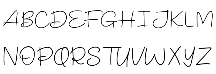 Boring Days Font UPPERCASE