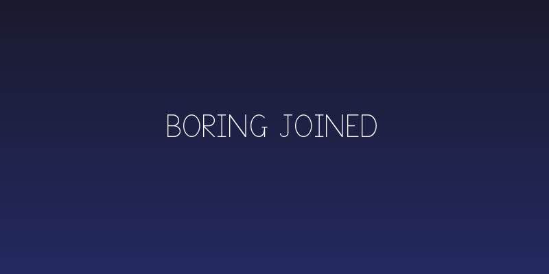 Boring Joined Social Header