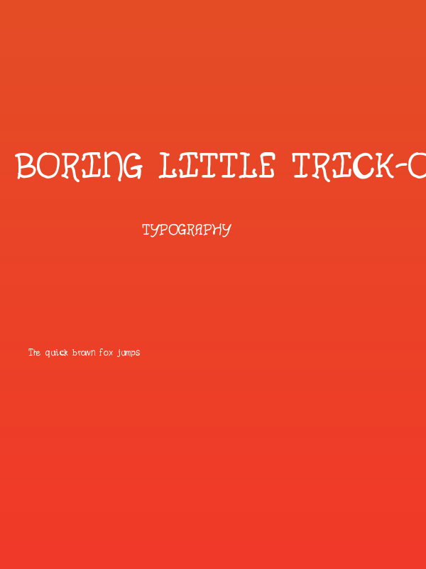 Boring Little Trick-or-Treaters Poster