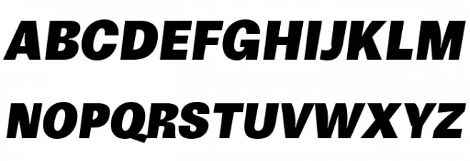 Boring Sans B Trial Heavy Italic Fuentes MAYÚSCULAS
