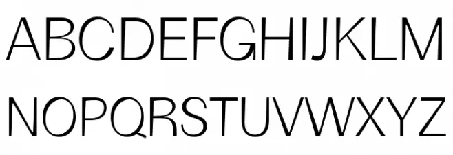 Boring Sans B Trial Light Schriftart Groß