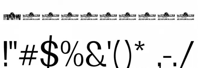 Boring Sans B Trial Regular Font OTHER CHARS