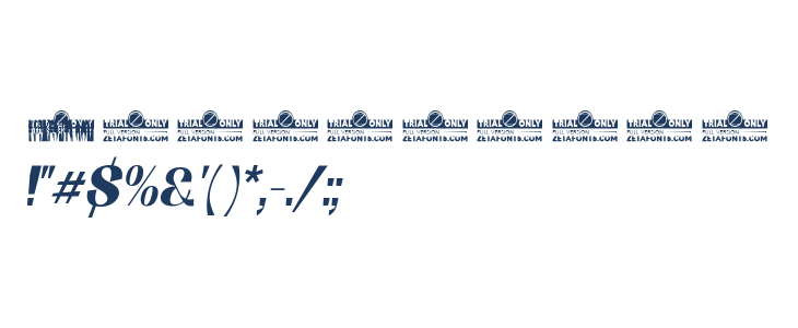 Boring Sans C Trial Bold Italic Other Characters