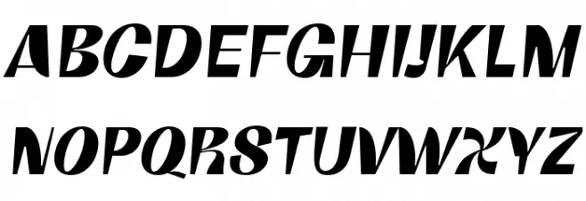 Boring Sans C Trial Bold Italic Fuentes MAYÚSCULAS