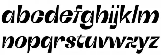 Boring Sans C Trial Bold Italic फ़ॉन्ट लोअरकेस