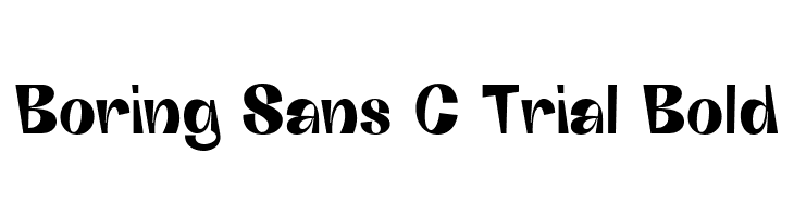 Boring Sans C Trial Bold  Fuentes Gratis Descargar