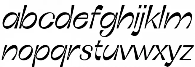Boring Sans C Trial Light Italic Font Litere mici