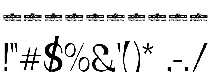 Boring Sans C Trial Light Font OTHER CHARS