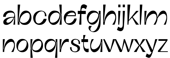 Boring Sans C Trial Light Font LOWERCASE