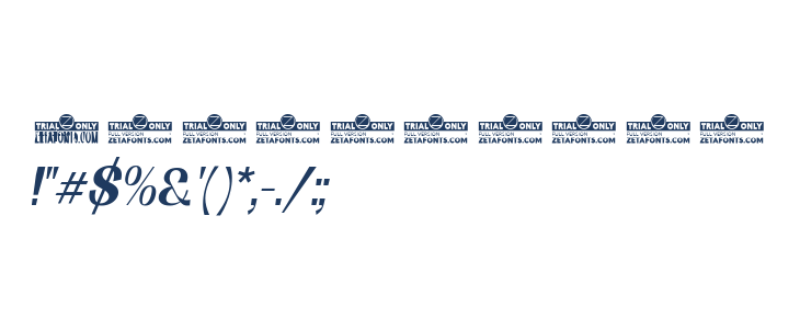 Boring Sans C Trial Medium Italic Other Characters