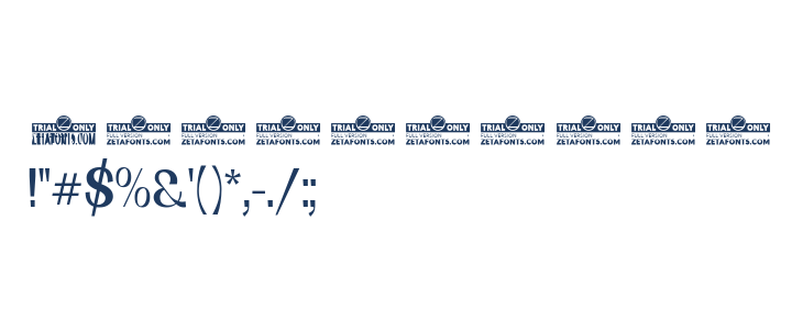 Boring Sans C Trial Regular Other Characters