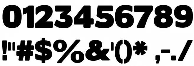 BorisBlackBloxx Font Alte caractere