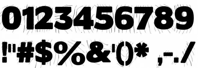 BorisBlackBloxxDirty Font OTHER CHARS