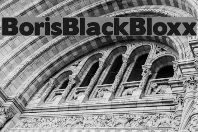 BorisBlackBloxx Font examples