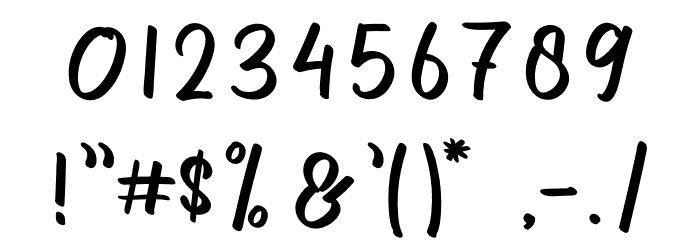Boristeak Font OTHER CHARS