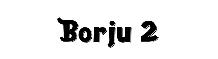 Borju 2  Fuentes Gratis Descargar