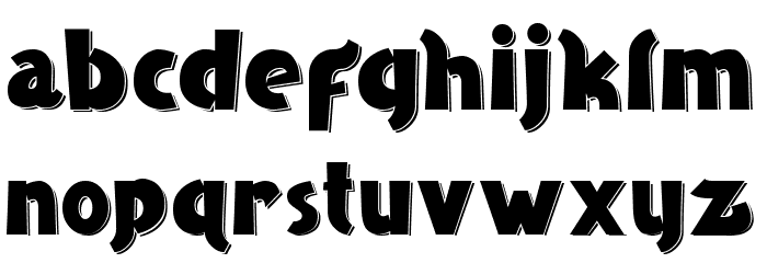 Borju 2 Font LOWERCASE