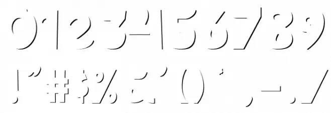 Borju 3 Font OTHER CHARS