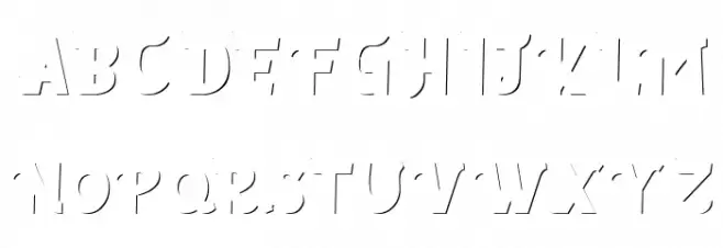Borju 3 Font Litere mari