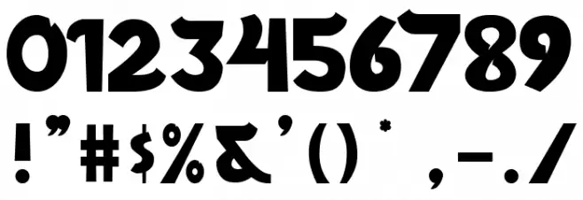 Borju Font OTHER CHARS