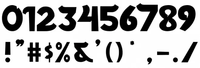 Borju Font OTHER CHARS