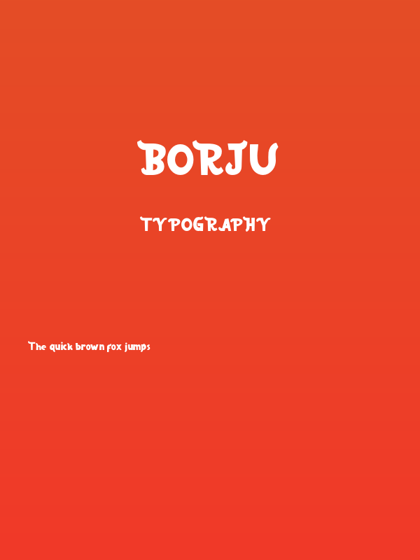 Borju Poster