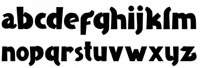 Borju Font LOWERCASE