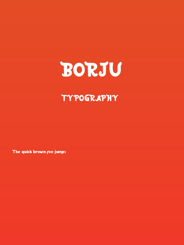 Borju Poster