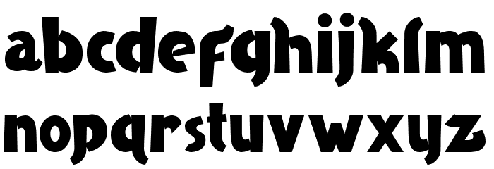 Borju Font LOWERCASE