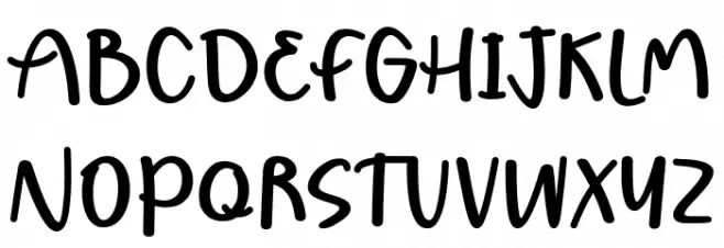Borjuis 字体 大写