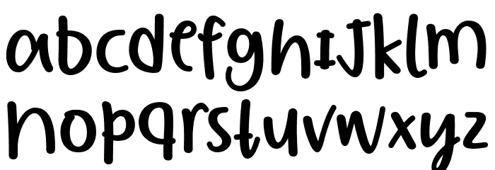 Borjuis Font LOWERCASE
