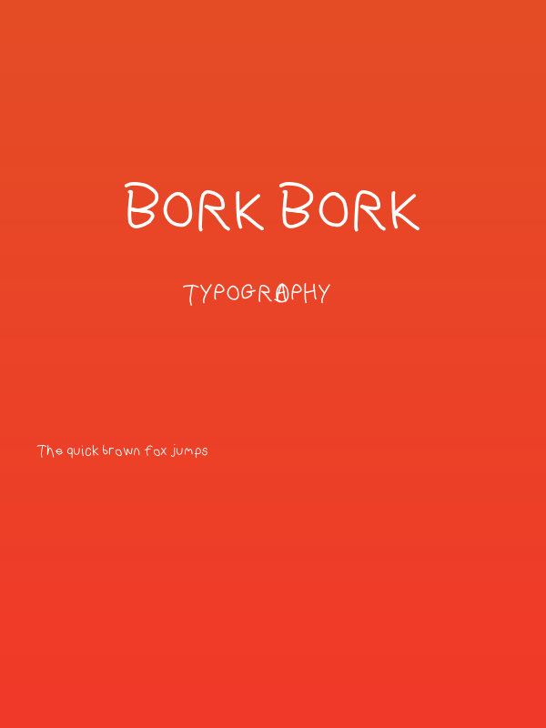 Bork Bork Poster