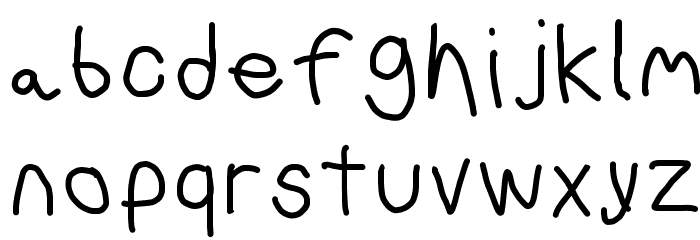Bork Bork Font LOWERCASE