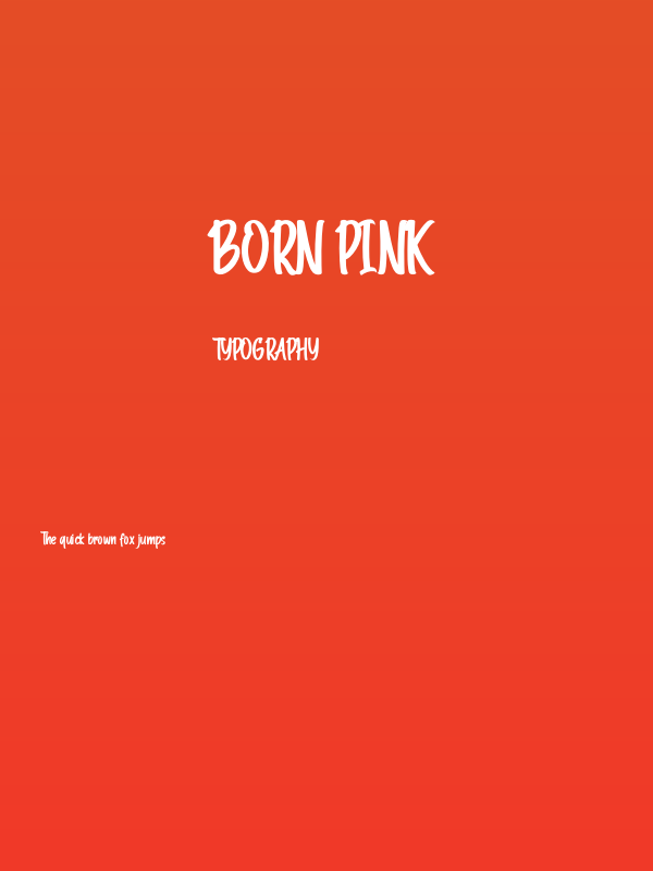 Born Pink Poster