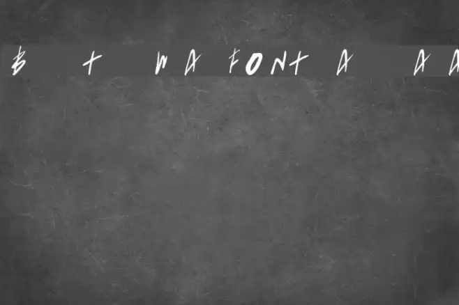 Born This Way FONT [lady gaga] Example 3