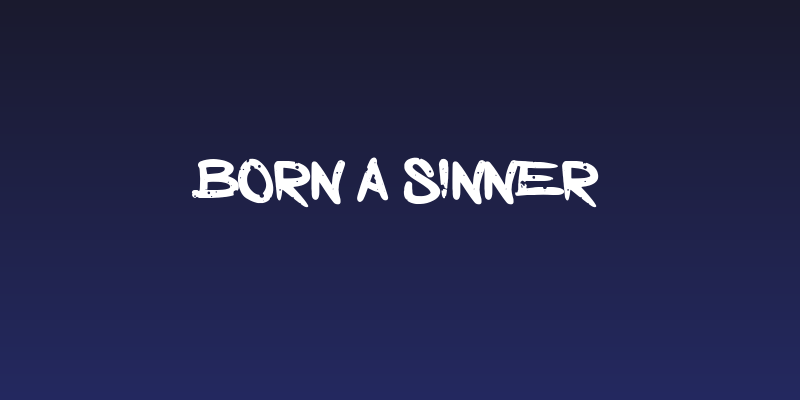 Born a Sinner Social Header