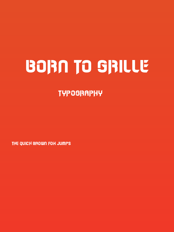 Born to Grille Poster