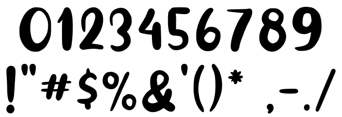 Born to Shine Regular Font OTHER CHARS