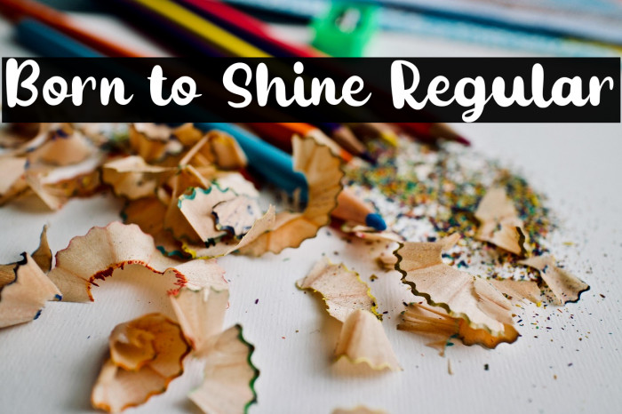 Born to Shine Regular Example 3