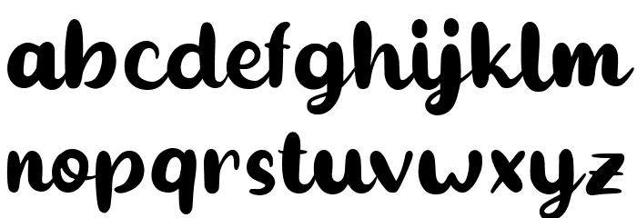 Born to Shine Regular Font LOWERCASE
