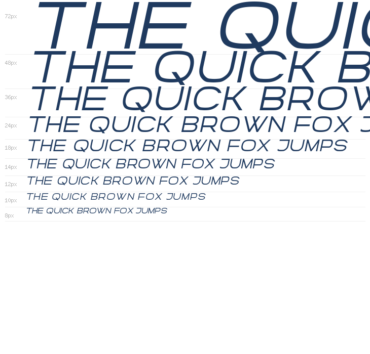 Borndia Bold Italic Waterfall