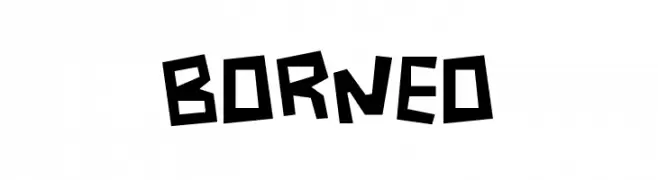 Borneo  Fuentes Gratis Descargar