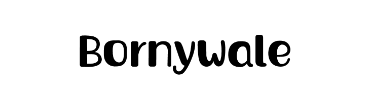 Bornywale  免费字体下载