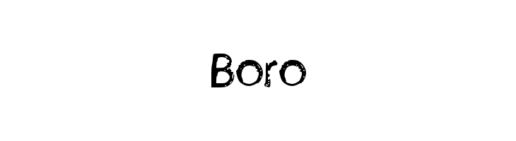 Boro  Frei Schriftart Herunterladen