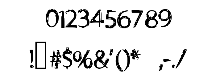 Boro Font OTHER CHARS